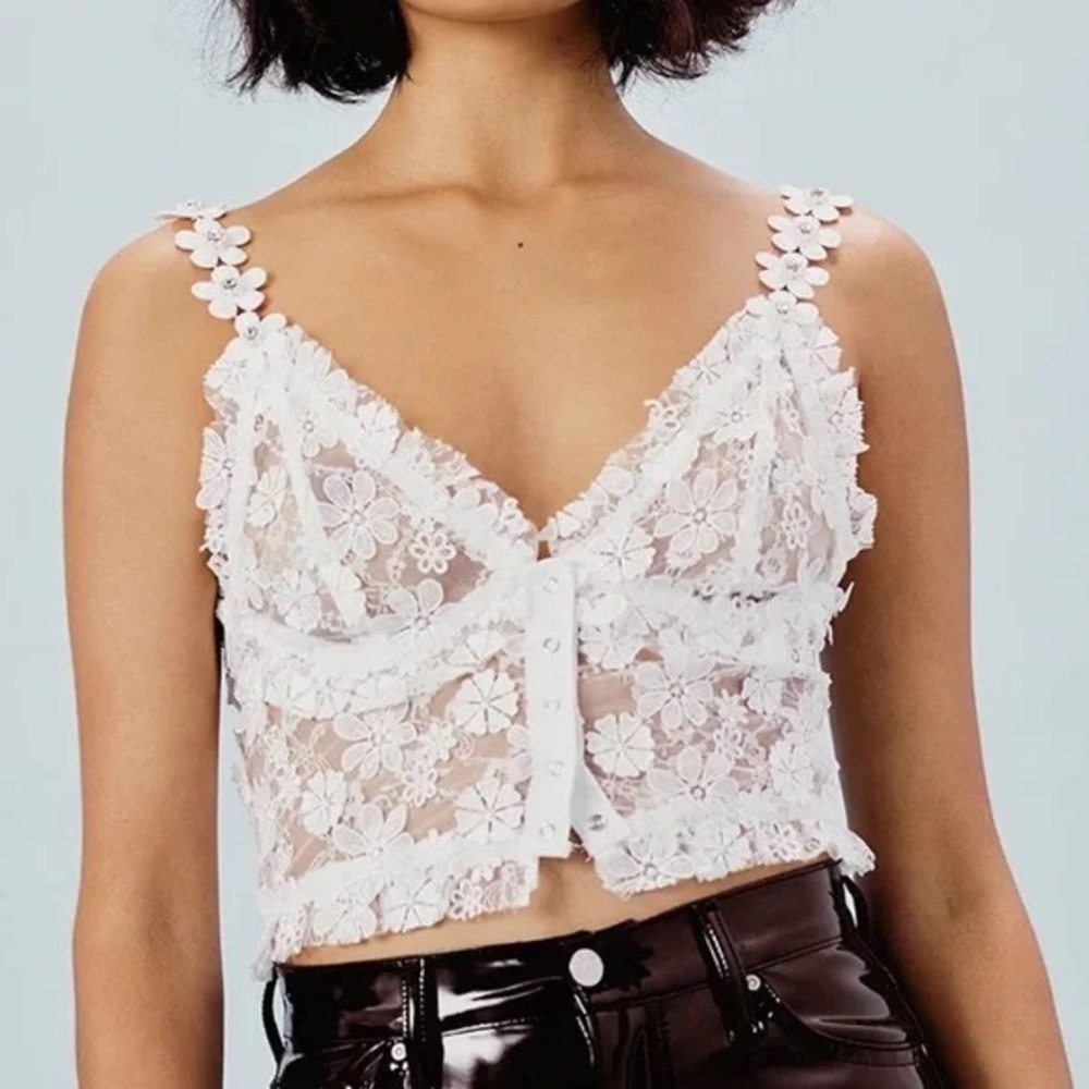 Rosette Cami Crop Top